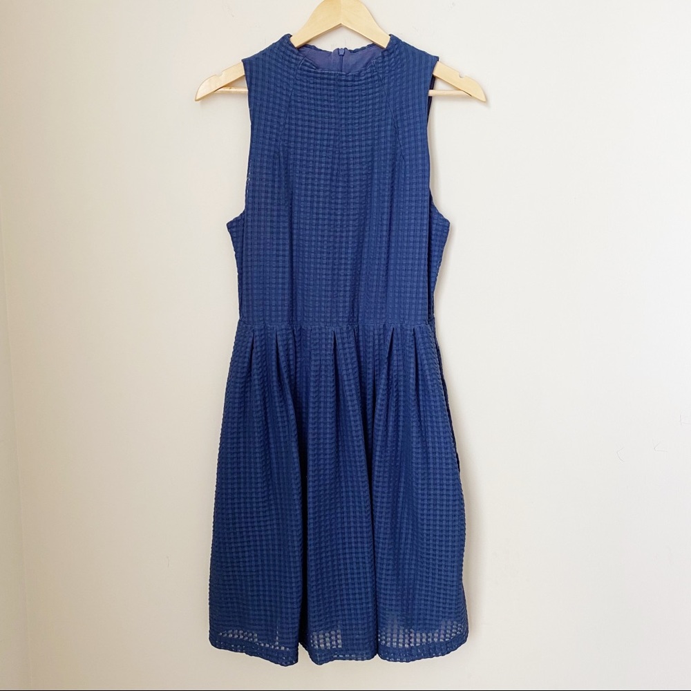 Anthropologie Deletta Cosgrove Blue Dress